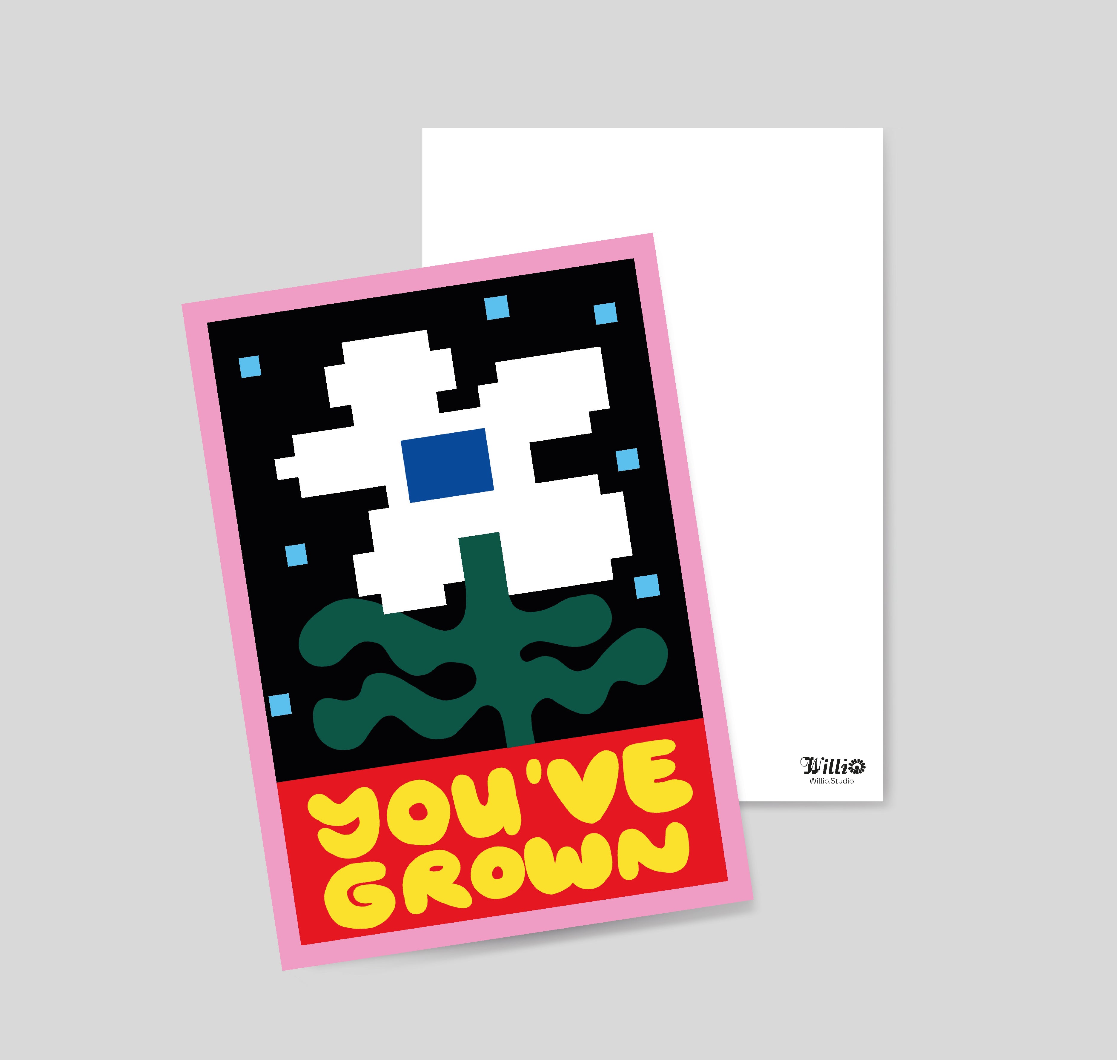 Postkarte „Grow“ – A6