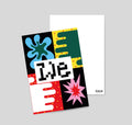 Postcard "WE" - A6