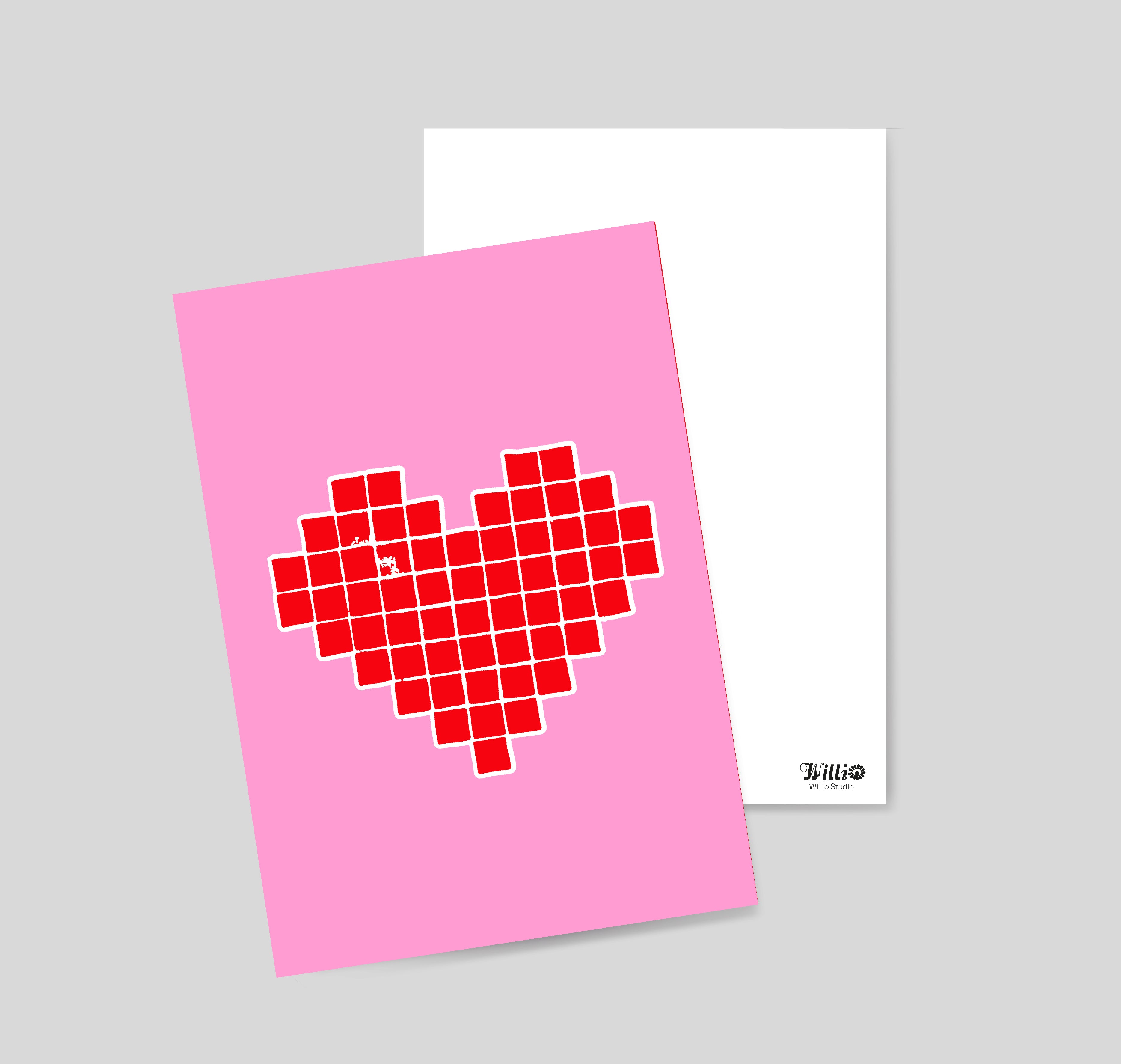 Postkarte „Heart“ – A6