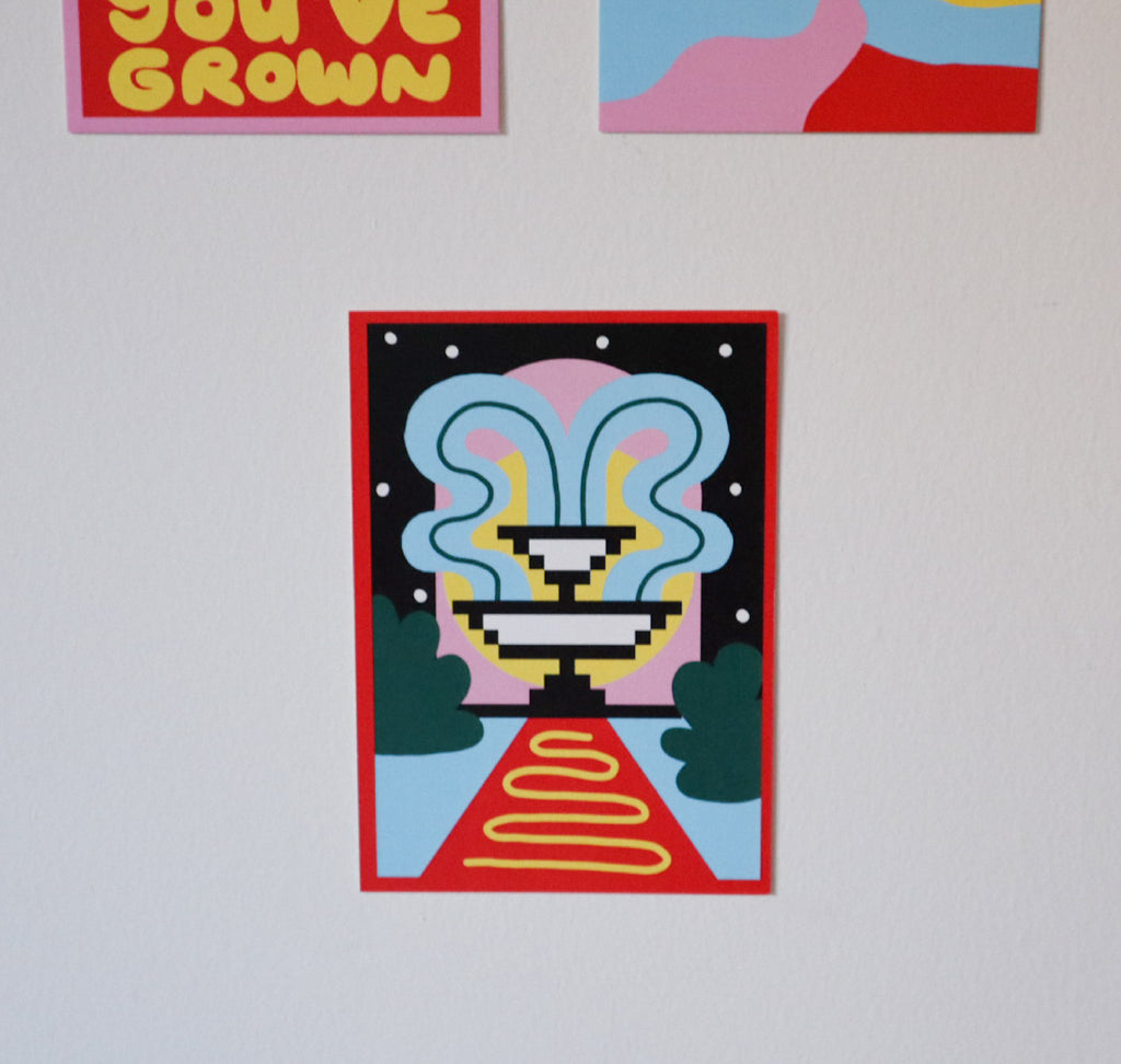 Postcard "Fountain" - A6