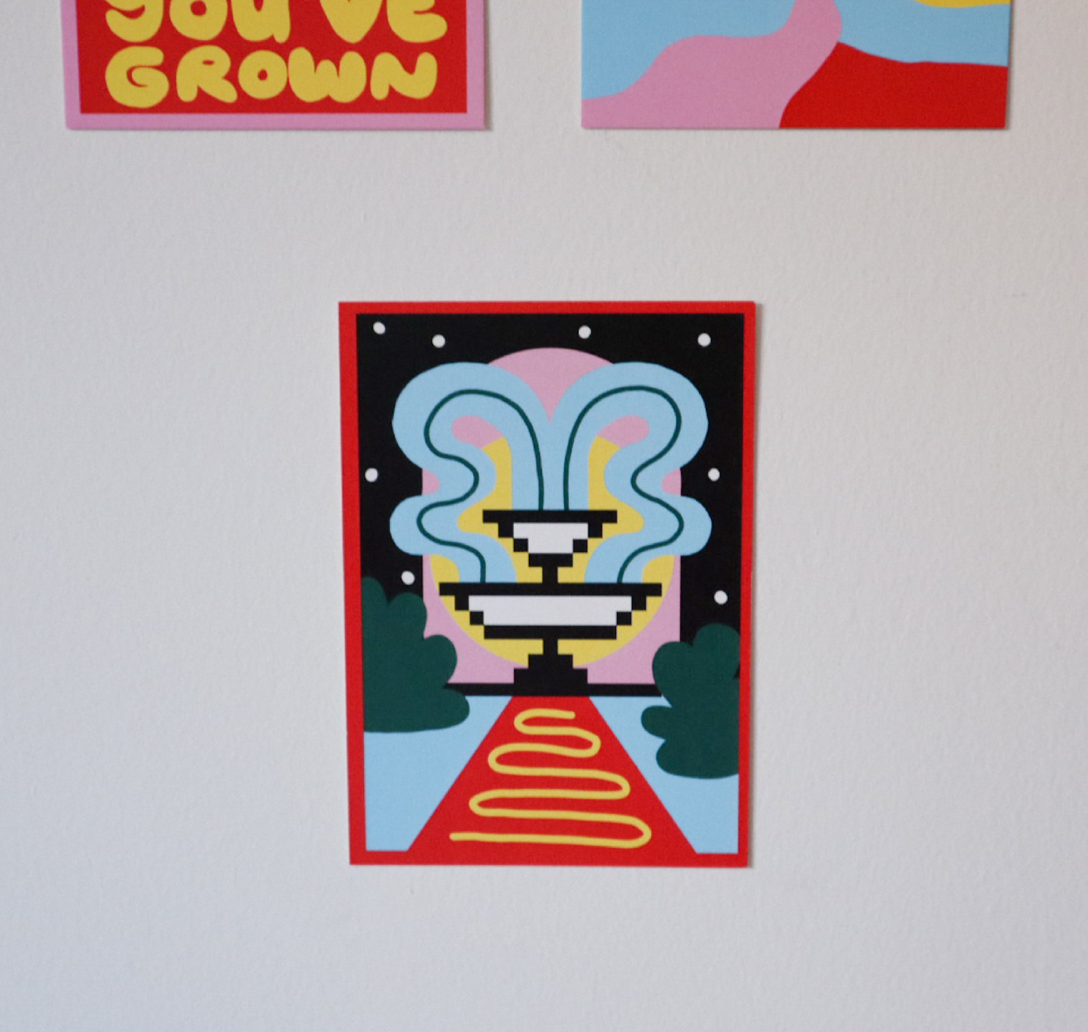  Postkarte „Fountain“ – A6